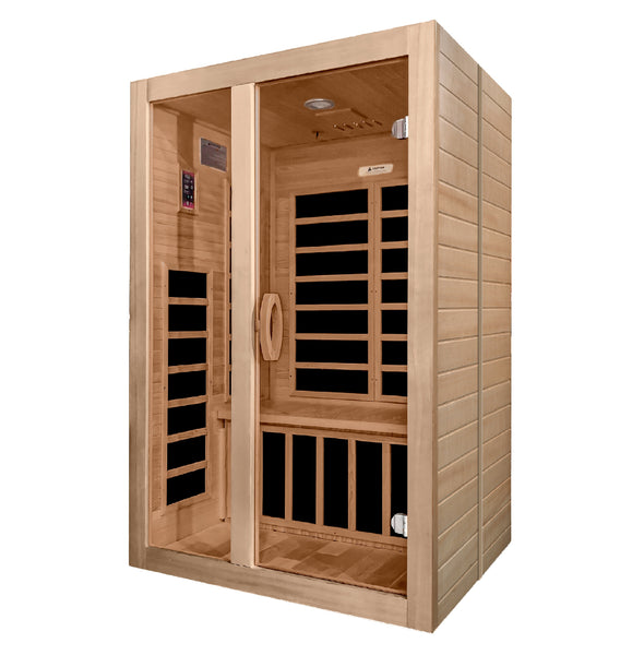 Santiago 2 Person Low EMF FAR Infrared Sauna Dynamic Saunas Direct