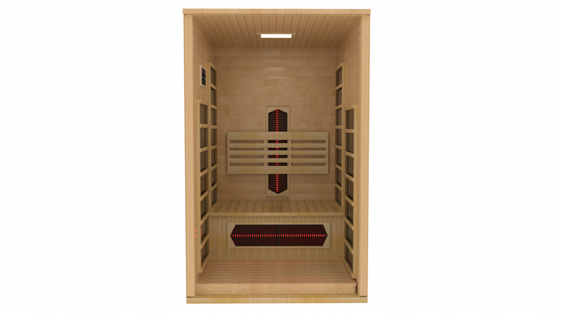 ***New 2026 Model*** Dynamic Gracia 1-2-Person Full Spectrum Near Zero EMF FAR IR Sauna (DYN-6119-03 FS)