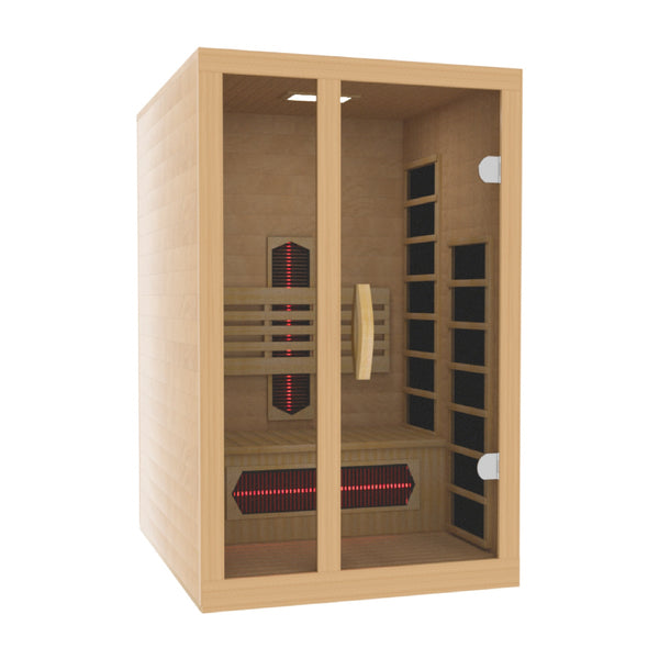 ***New 2026 Model*** Dynamic Gracia 1-2-Person Full Spectrum Near Zero EMF FAR IR Sauna (DYN-6119-03 FS)
