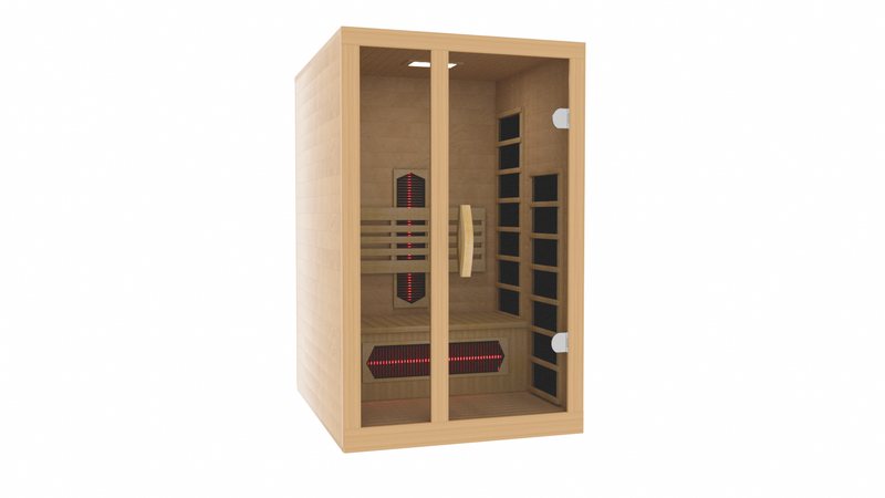 ***New 2026 Model*** Dynamic Gracia 1-2-Person Full Spectrum Near Zero EMF FAR IR Sauna (DYN-6119-03 FS)