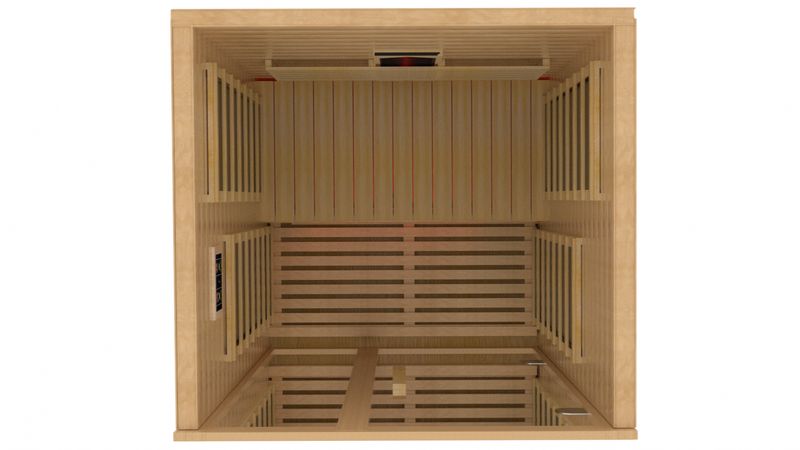 ***New 2026 Model*** Dynamic Gracia 1-2-Person Full Spectrum Near Zero EMF FAR IR Sauna (DYN-6119-03 FS)