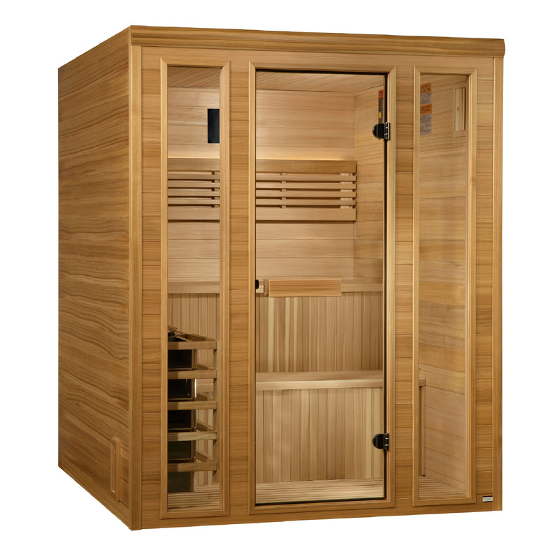 2025 Golden Designs "Engelberg" 6 Person Traditional Steam Sauna (GDI-7060-01)