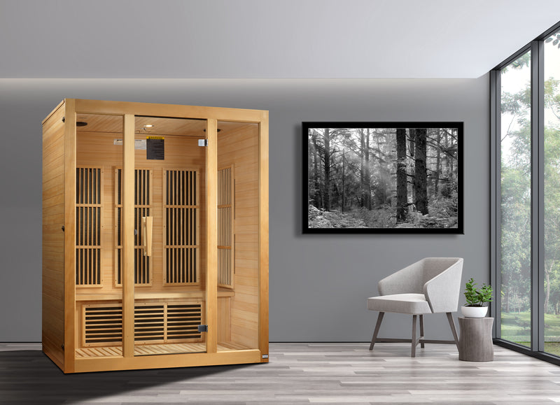 Maxxus "Bellevue" 3 Person Low EMF FAR IR Sauna (MX-J306-01) – Dynamic ...