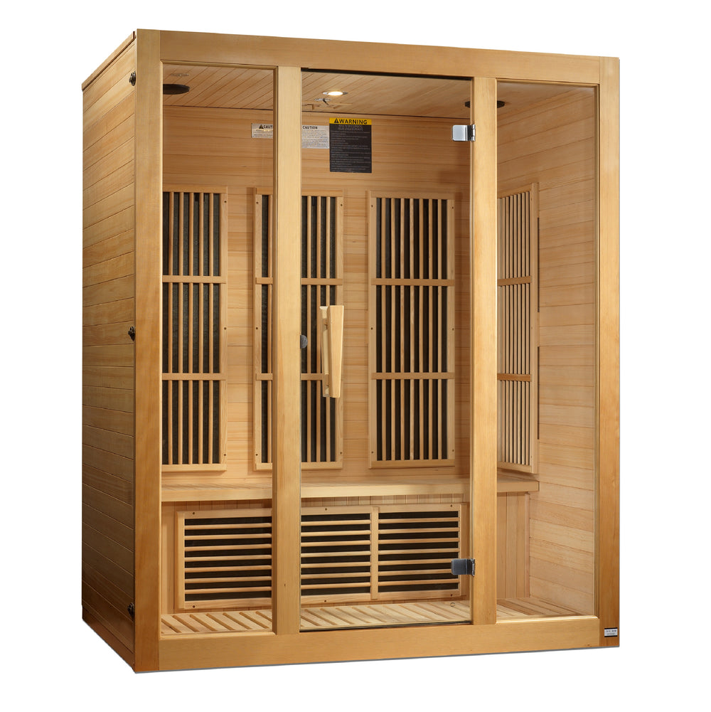 マ*イ様 IE SAUNA EZ Life 1 Person Low EMF FAR Infrared Sauna - Hemlock