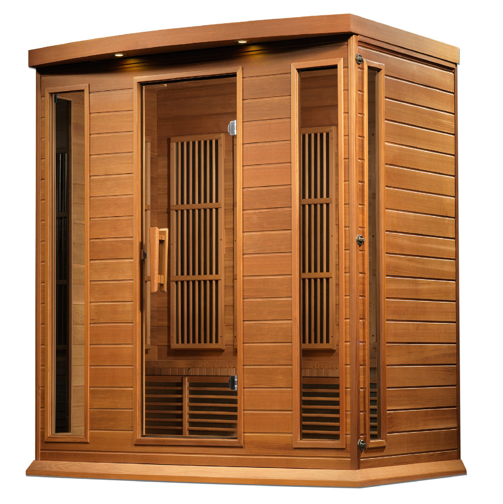 マ*イ様 IE SAUNA EZ Life 1 Person Low EMF FAR Infrared Sauna - Hemlock
