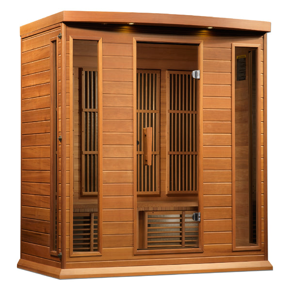 Maxxus "Chaumont Edition" 4 Person Near Zero EMF FAR Infrared Sauna - Canadian Red Cedar