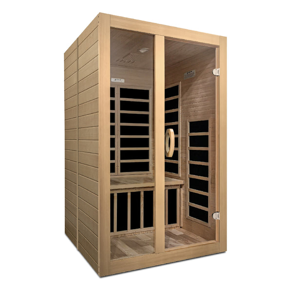 Santiago 2 Person Low EMF FAR Infrared Sauna Dynamic Saunas Direct
