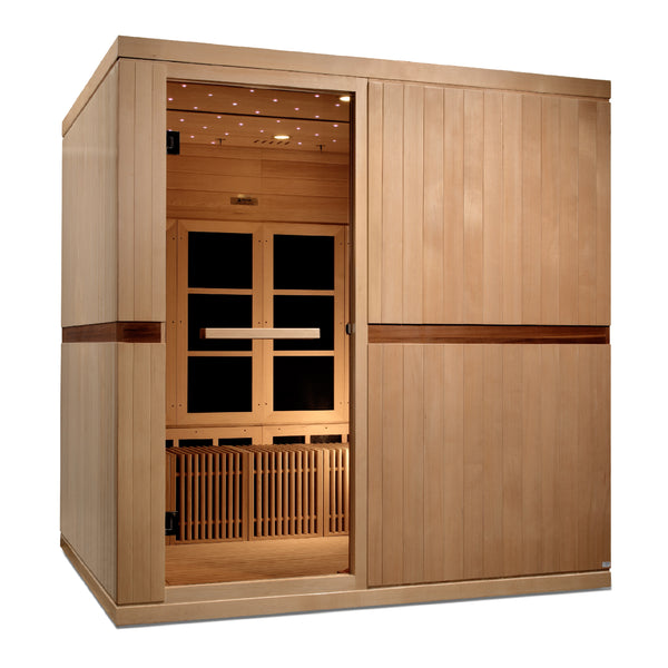 Catalonia 8 Person Ultra Low EMF FAR Infrared Sauna Dynamic Saunas Direct