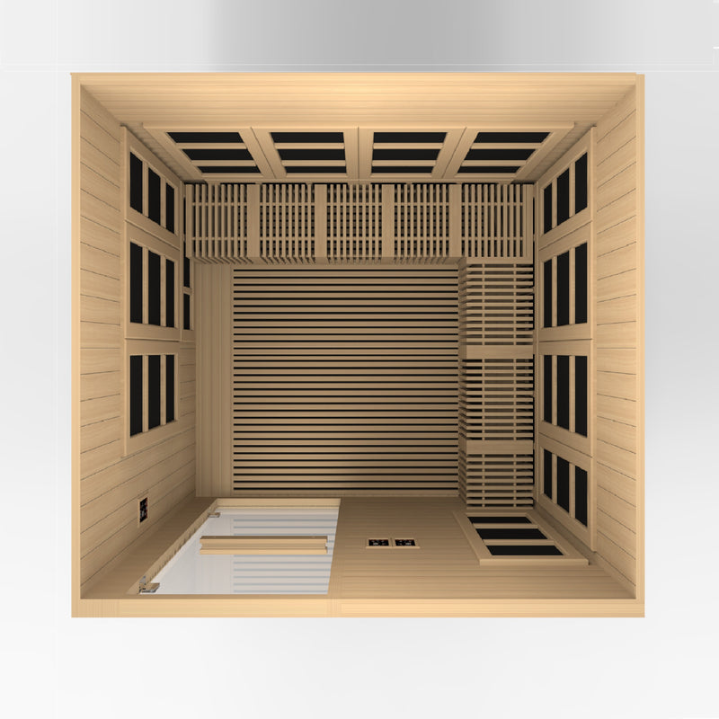 2025 Golden Designs "Catalonia" 8 Person Ultra Low EMF FAR IR Sauna (G ...