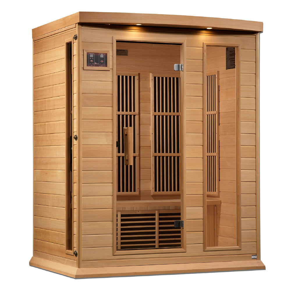 Maxxus 3 Person Near Zero EMF FAR IR Sauna (MX-K306-01-ZF HEM